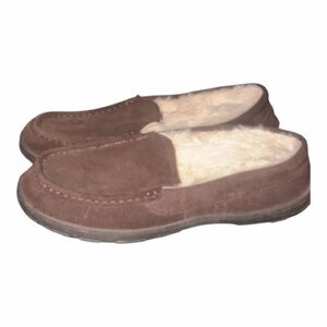 Chaps Men's Brown Suede Loafers Size 11/12 XL